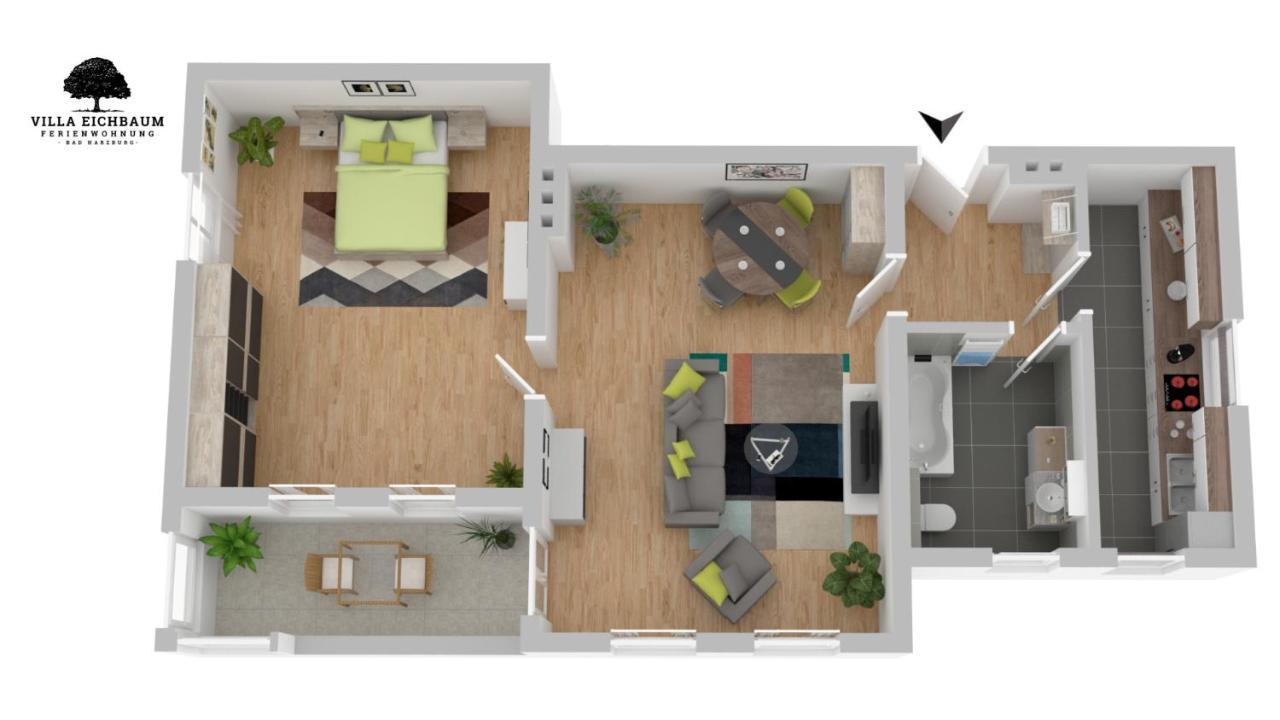 באד הרצבורג Ferienwohnung: Villa Eichbaum מראה חיצוני תמונה